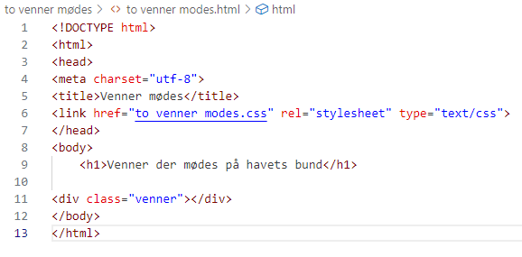 HTML kode